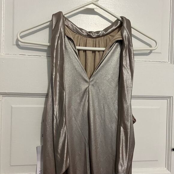 Bailey 44 Director's Cut Dress Shiny Taupe M - Picture 9 of 12